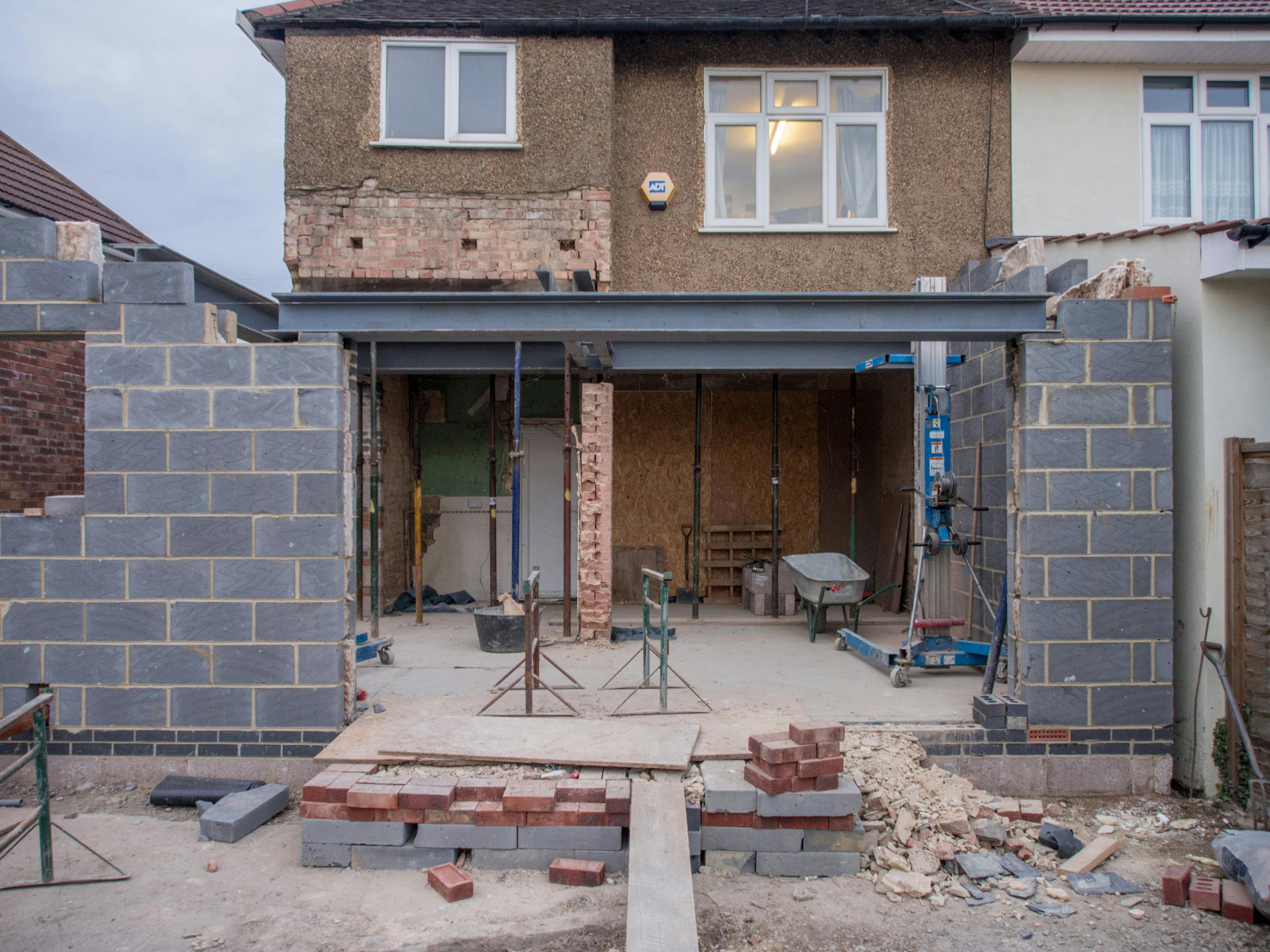 Double storey residential home build