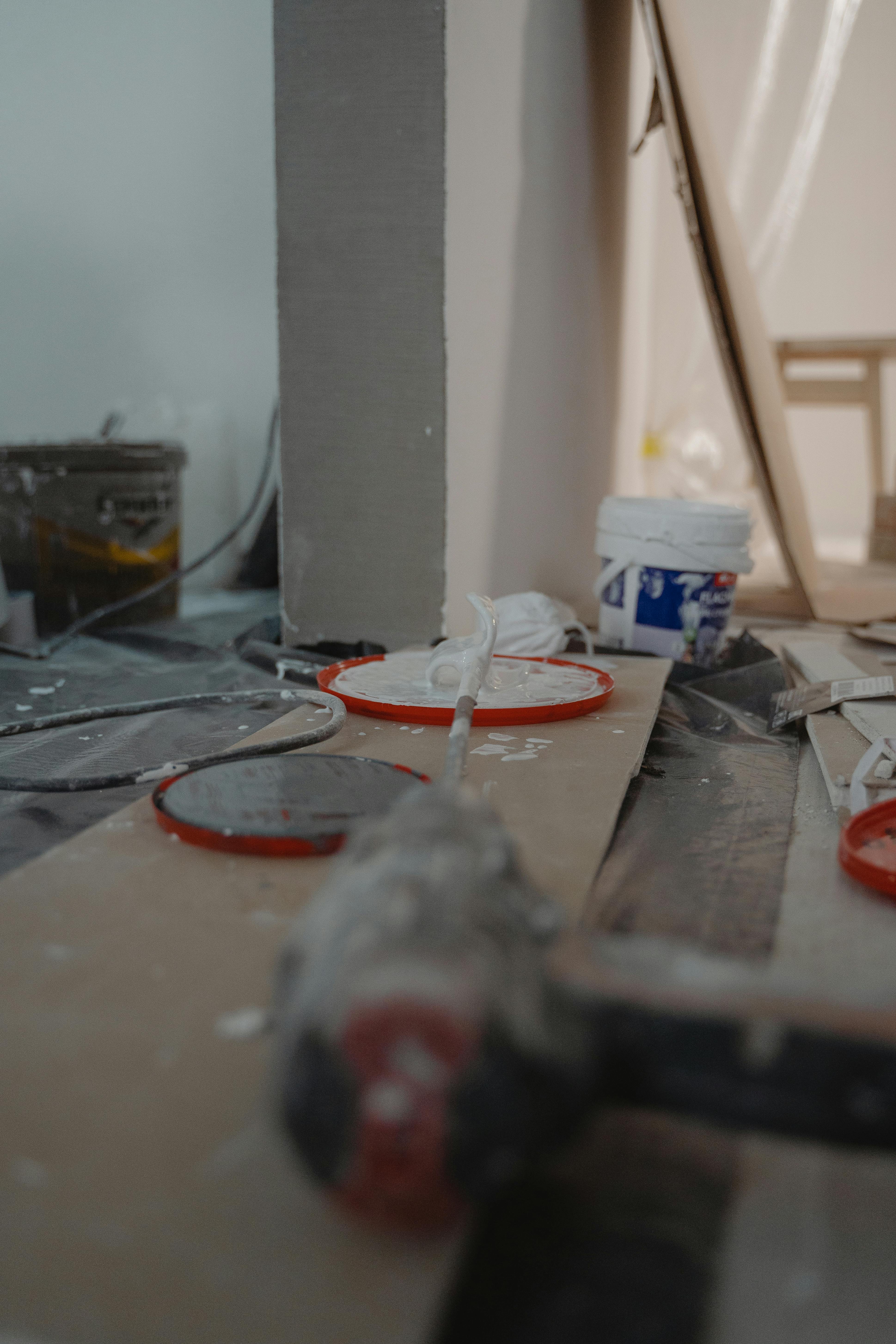 Interior painting and renovation prep